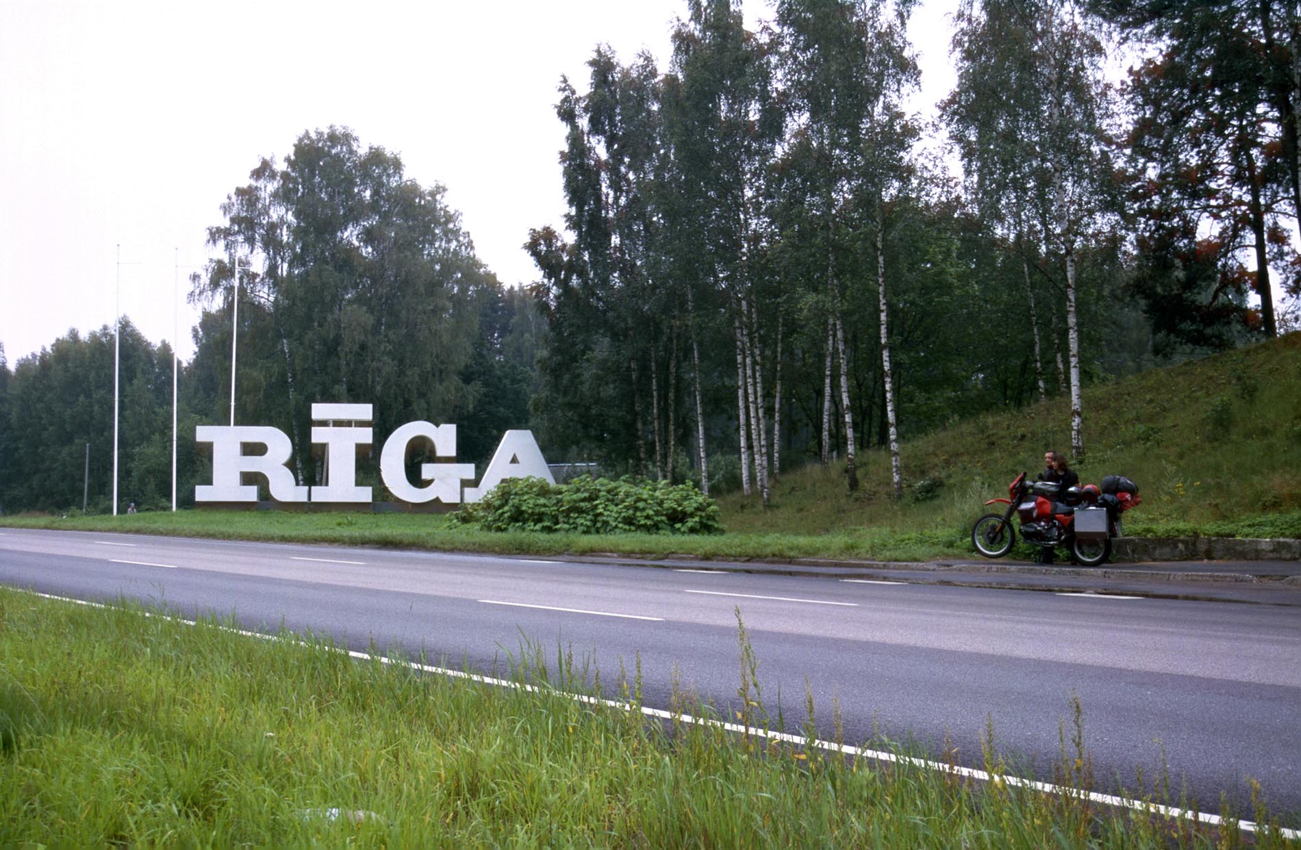 "Ortseingang" von Riga.