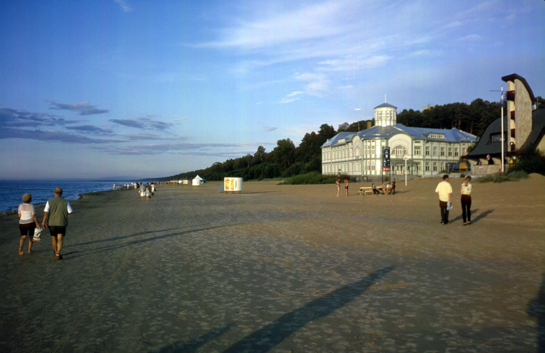In Riga/Jurmala - abends am Strand.
