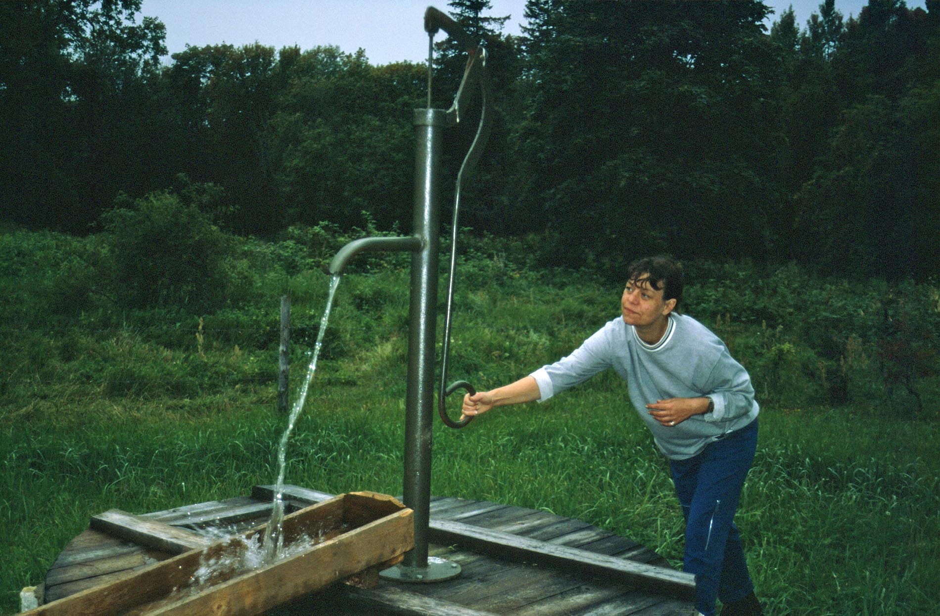 Hier kommt das Wasser noch nicht aus dem Hahn.