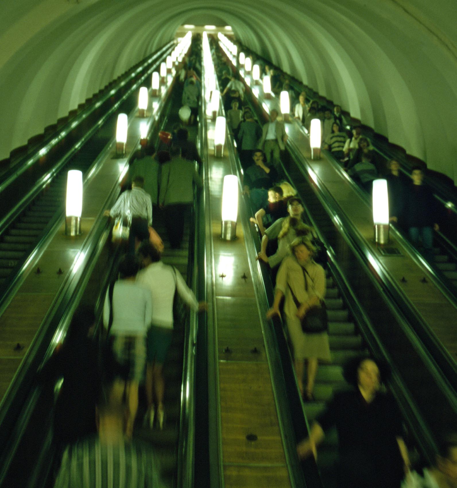 In der Metro.