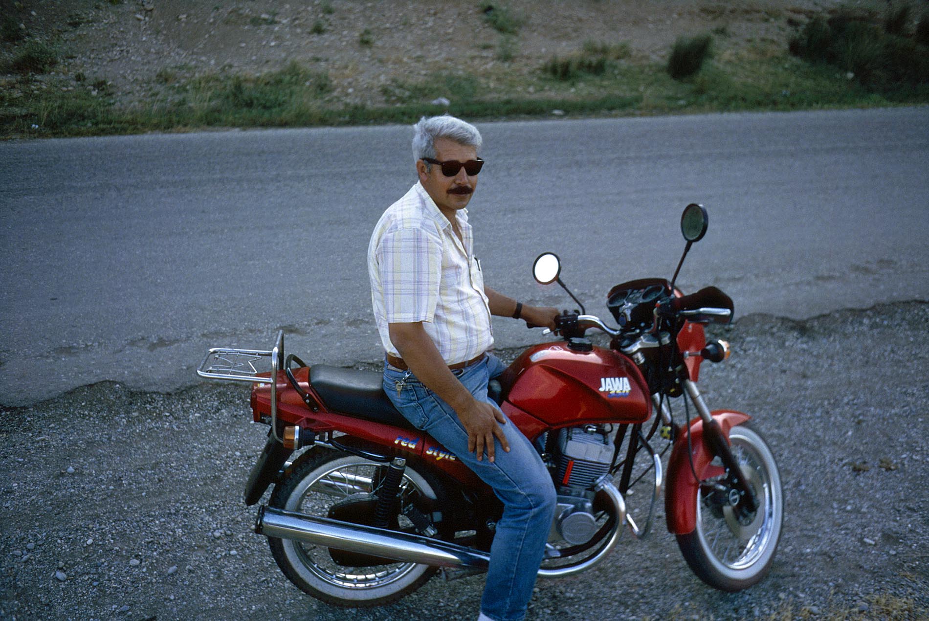 Mehmet mit Jawa.