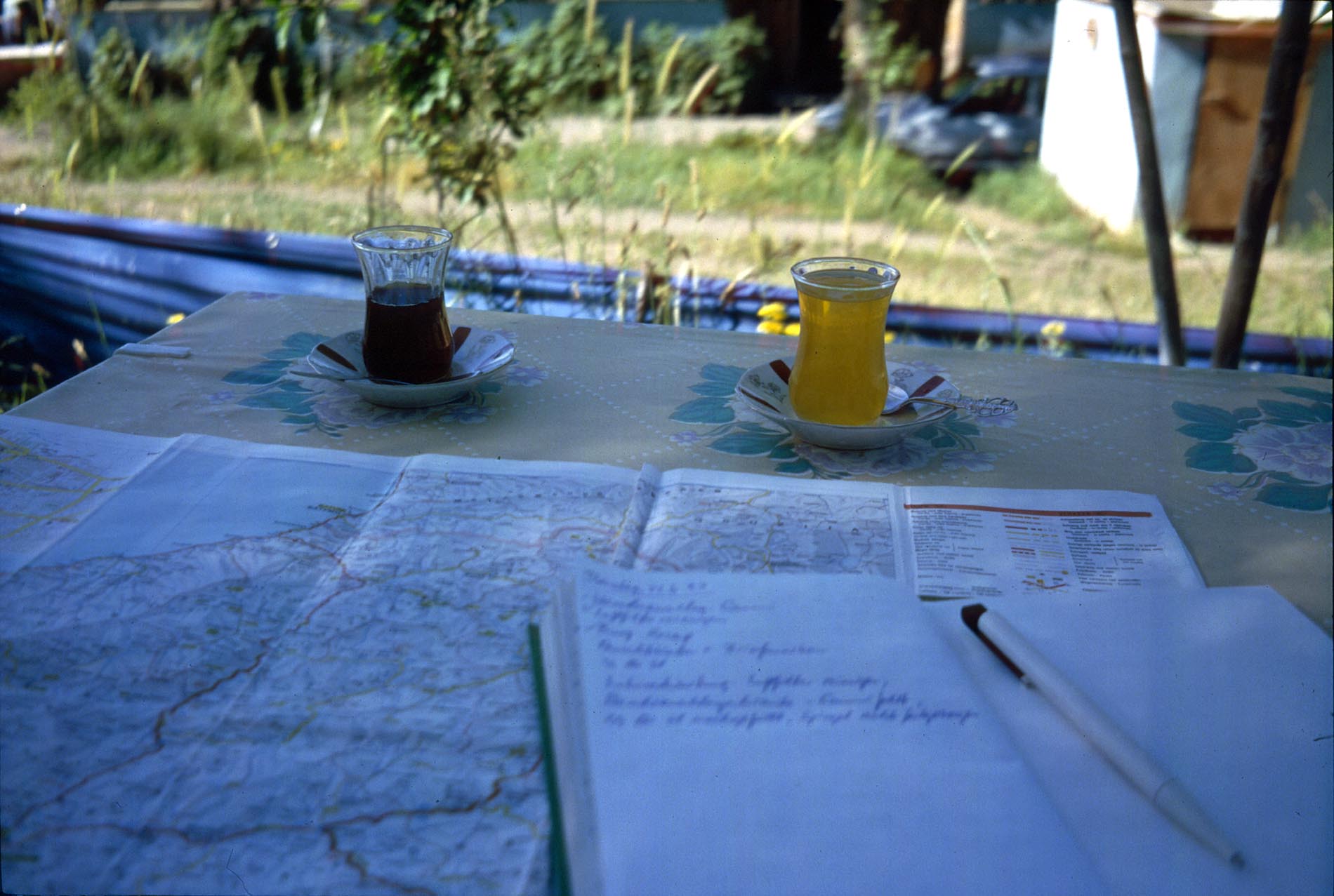 Tagebuch und Cay.