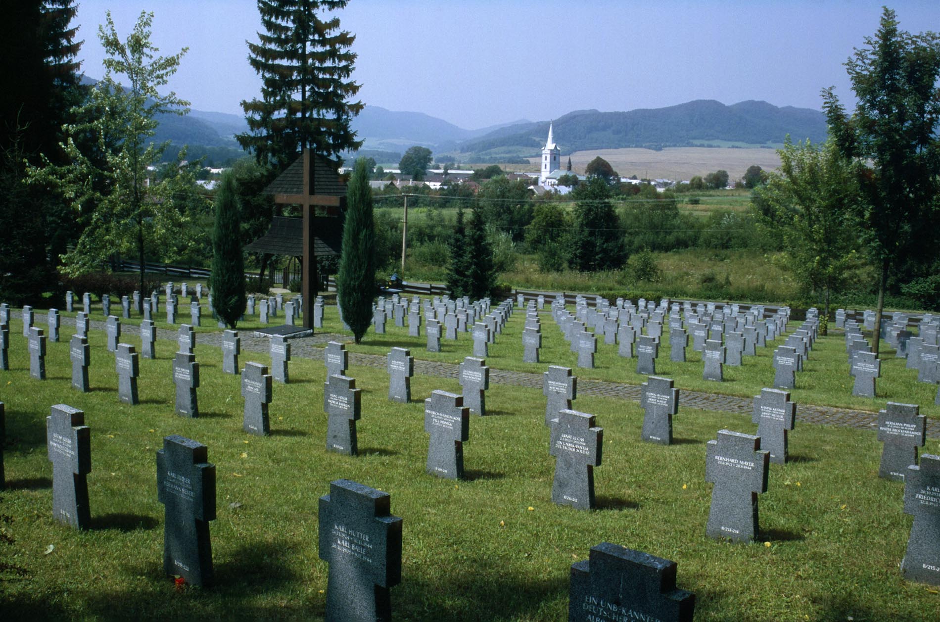 Soldatenfriedhof in Zborov.