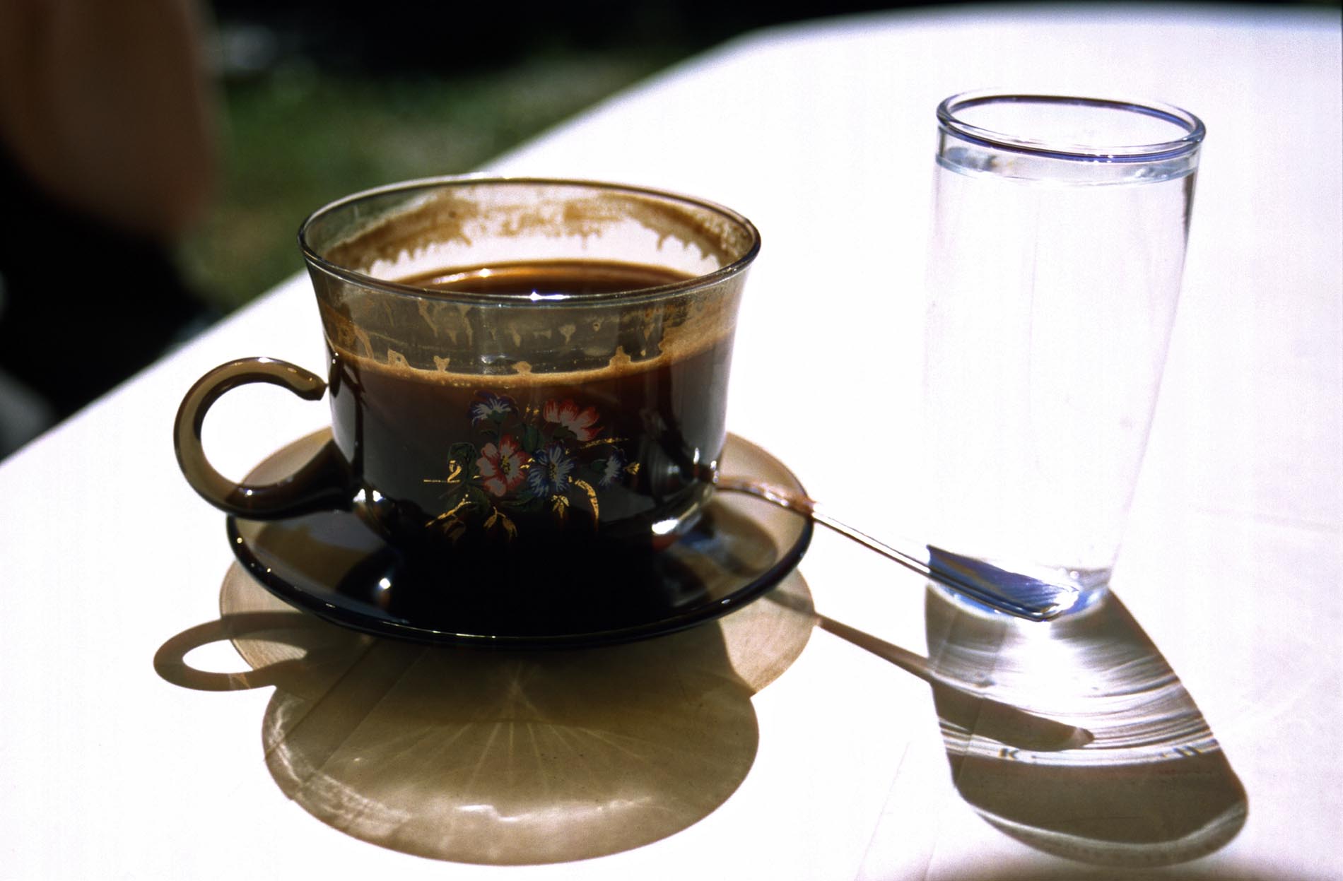 ...gibt es den letzten slowakischen Kaffee.