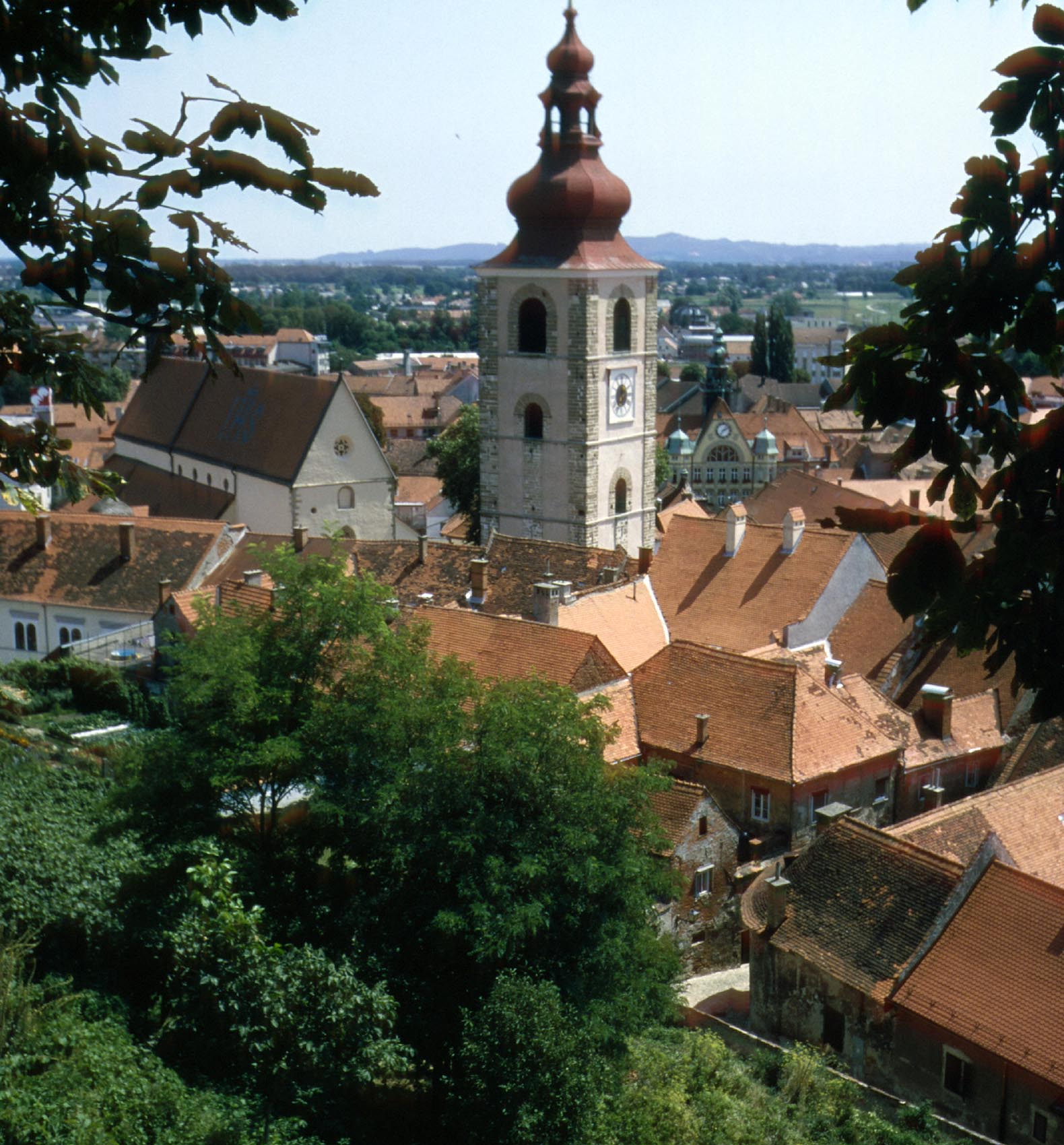 Blick von der Burg.